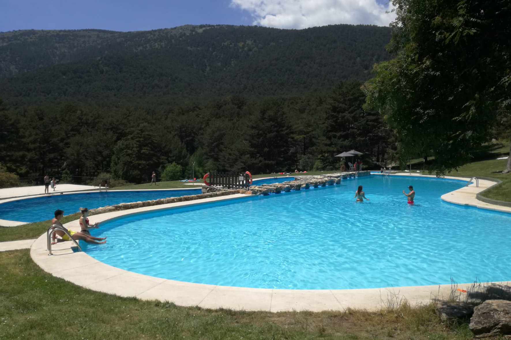 Piscinas Las Berceas en Cercedilla (Madrid)